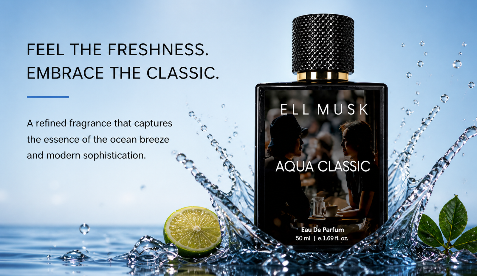 Aqua Classic – Men’s Fresh Aquatic EDP 50ml - Image 6