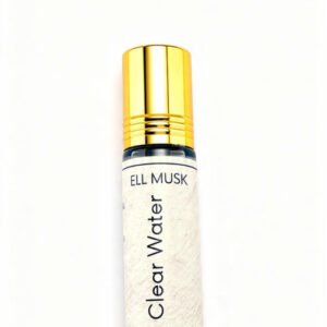 ELL MUSK CLEAR WATER Aromatic Aquatic Attar Perfume Oil – Peppermint, Marine & Warm Woody Notes (6ml)