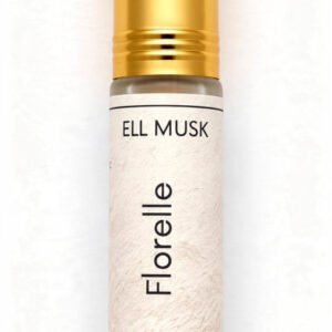 ELL MUSK Florelle Sweet Attar 6ml – Fruity Floral Fragrance Oil with Pear Blossom, Jasmine & Patchouli | Non-Alcoholic Perfume for Women