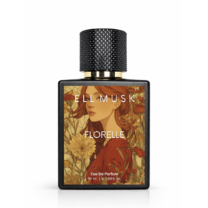 ELL MUSK Florelle Sweet Perfume for Women – Fruity Floral Fragrance with Pear Blossom, Jasmine & Patchouli | Soft & Elegant Everyday Scent 50ML Spray