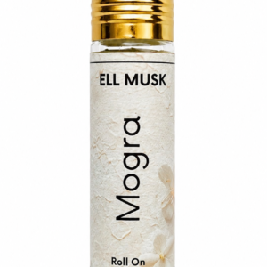 ELL MUSK Mogra Fruity Floral Attar Concentrated Perfume Oil for Men & Women | Long Lasting Alcohol-Free Ittar | Mandarin Peach with Jasmine, Vanilla & Amber | Premium Roll-On | 6ml