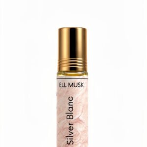 ELL Musk Silver blanc Fresh Citrus & Woody Attar Perfume Oil – Lemon, Orange Blossom & Spiced Herbs (6ml)